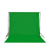 MB-36Kit Support avec tissu chromakey vert 3x6m et sac de transport