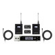EW-DX MKE2 SET x2 Emetteurs pocket x1 Recepteur 2 canaux simultanes