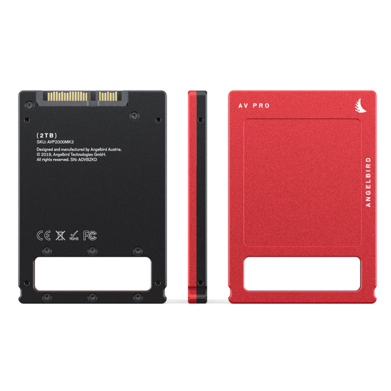 SSD AVpro mk3 6,4 cm (2,5") 2To SATA 6 Gb/s Angelbird SSD AVpro mk3 6,4 cm (2,5") 2To SATA 6 Gb/s Angelbird