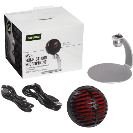 MV5-B-DIG microphone numérique à condensateur SHURE