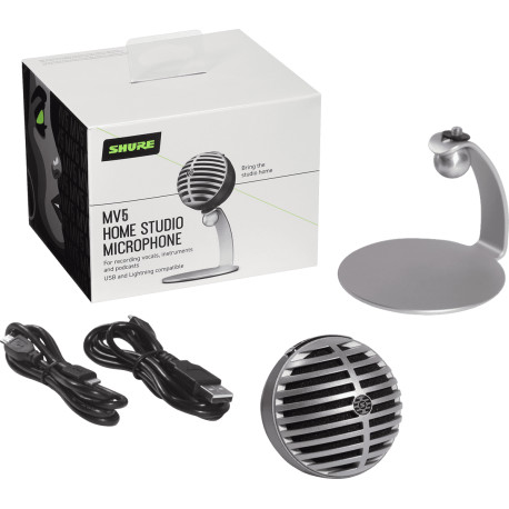 MV5-DIG microphone numérique à condensateur SHURE