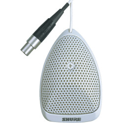 MX391W-A/C - Micro effet de surface blanc cardioïde SHURE