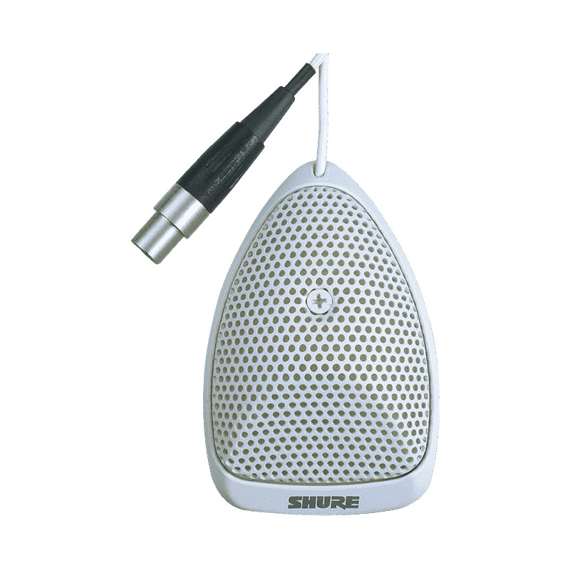 MX391W-A/S - Micro effet de surface blanc supercardio SHURE MX391W-A/S - Micro effet de surface blanc supercardio SHURE
