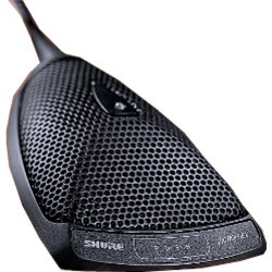 MX392BE-O - Micro effet de surface noir omni SHURE