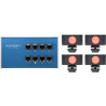 ETH-TALLY-LINK-V2-X4 - Kit 1x Tally Box + 4x Lumières Tally