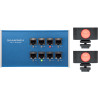 ETH-TALLY-LINK-V2-X2 - Kit 1x Tally Box + 2x Lumières Tally