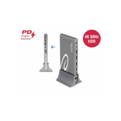 Station d'accueil USB Type-C DP 1.4 triple 4K Display - HDMI / DisplayPort / USB / LAN / SD / PD 3.0 Delock