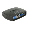 Commutateur de partage 4 - 1 USB 3.0 Delock