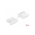 Capot blanc pour USB Type-C femelle sans prise, 10 pièces Delock