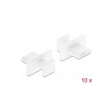Capot blanc pour USB Type-C femelle blanc grosse prise, 10 pièces Delock
