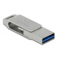 Clé USB 3.2 Gen 1 USB-C + Type-A 32 GB - Boitier métallique Delock