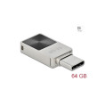 Mini Clé USB 3.2 Gen 1 USB-C 64 GB - Boitier métallique Delock