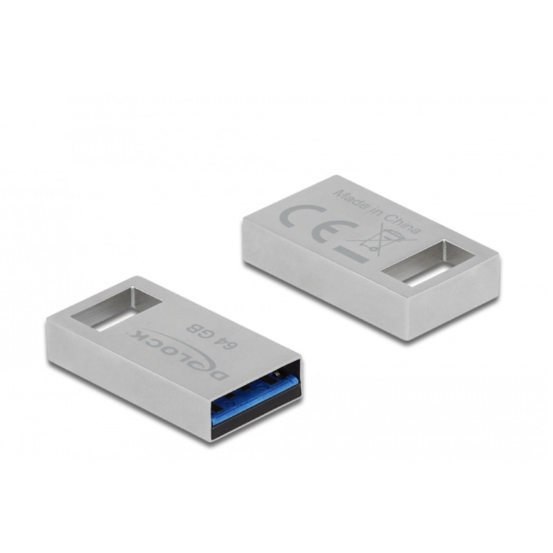 Clé USB 3.2 Gen 1 64 GB - Boitier métallique Delock Clé USB 3.2 Gen 1 64 GB - Boitier métallique Delock