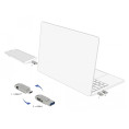 Clé USB 3.2 Gen 1 USB-C + Type-A 64 GB - Boitier métallique Delock