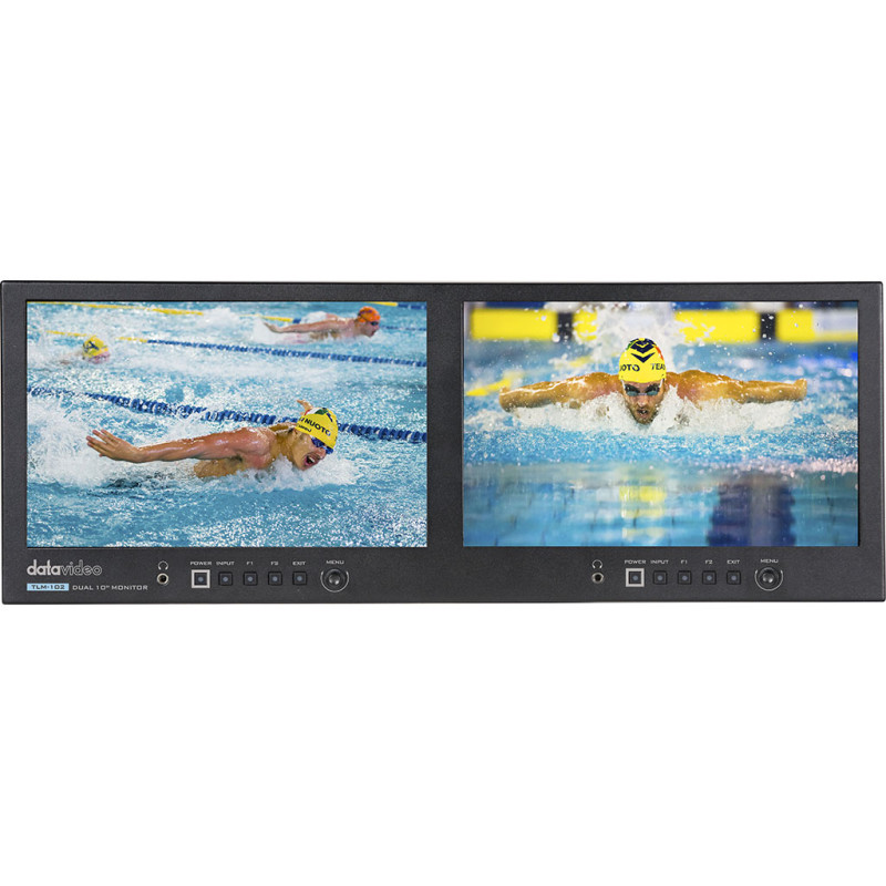 TLM-102 Moniteur de bureau double 10" Full HD DataVideo TLM-102 Moniteur de bureau double 10" Full HD DataVideo