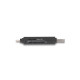 Lecteur de carte SuperSpeed USB 5 Gbps USB Type-C / Type-A pour cartes de mémoire SD et Micro SD