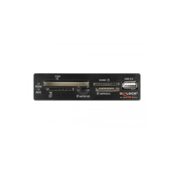 Lecteur de cartes 3.5" USB 2.0 à 5 fentes + 1 x USB 2.0 Type-A femelle Delock