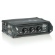 Amplificateur 3 casques stéréo - 3 départs, 2 entrées. Alimentation 2 piles AA