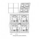 Système de connexion pour 4 panneaux de Leds PBS-Leds