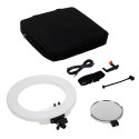 Round Vlogger 18-inch LED Set PRO with Bag - Blanc Caruba