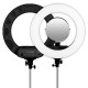 Round Vlogger 18-inch LED Set Economy with Bag - Black