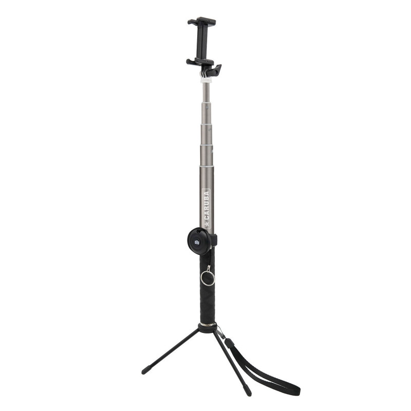 Selfie Stick Large Bluetooth - Gris Caruba Selfie Stick Large Bluetooth - Gris Caruba
