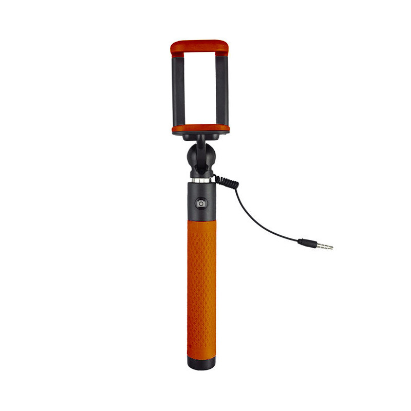Selfie Stick Plug & Play - Orange Caruba Selfie Stick Plug & Play - Orange Caruba