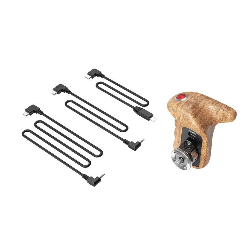 3324 Rosette Side Handle met Record Start/Stop Remote Trigger SmallRig 3324 Rosette Side Handle met Record Start/Stop Remote Trigger SmallRig