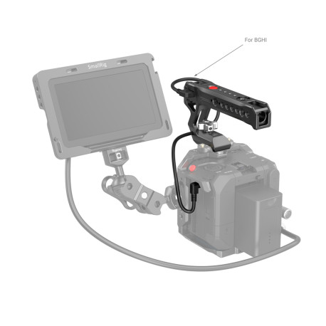 3322 NATO Top Handle met Record Start/Stop Remote Trigger SmallRig