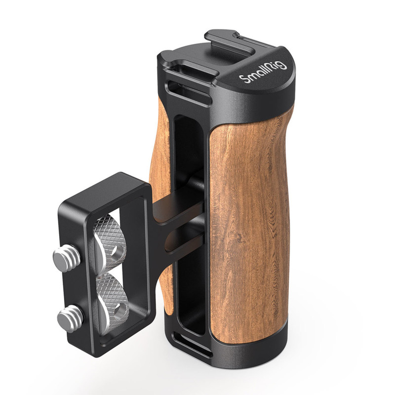 2913 Houten Mini Side Handle (1/4?-20 Schroeven) SmallRig 2913 Houten Mini Side Handle (1/4?-20 Schroeven) SmallRig