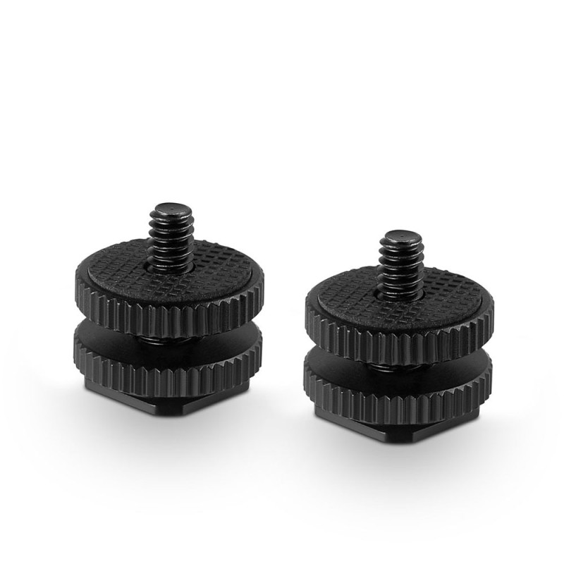 1631 Cold Shoe Adapter met 3/8'' naar 1/4'' Schroefdraad (2 stuks) SmallRig 1631 Cold Shoe Adapter met 3/8'' naar 1/4'' Schroefdraad (2 stuks) SmallRig
