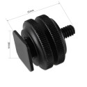 1631 Cold Shoe Adapter met 3/8'' naar 1/4'' Schroefdraad (2 stuks) SmallRig