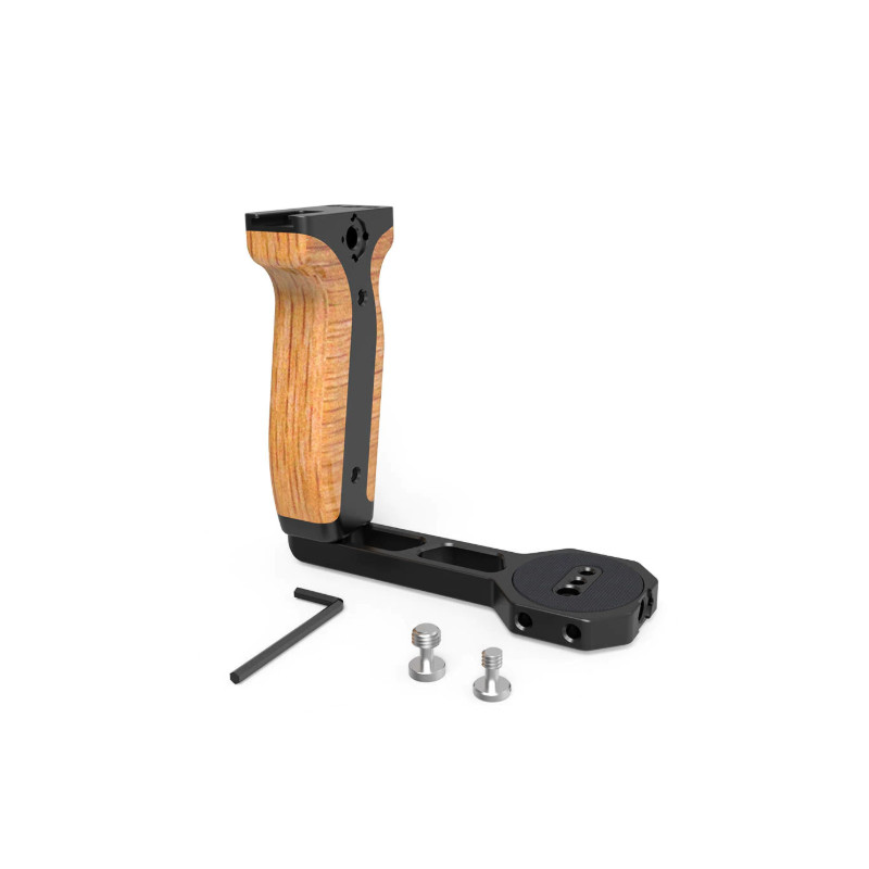 2222 Poignée latérale universelle en bois pour Ronin / Zhiyun / Feiyu SmallRig 2222 Poignée latérale universelle en bois pour Ronin / Zhiyun / Feiyu SmallRig