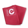 Chiffon microfibre Caruba pour lentilles 30x30 rouge