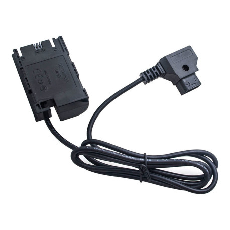 Canon LP-E6 Full Decoding Dummy Battery + D-TAP B Type Port (straight cable) Caruba