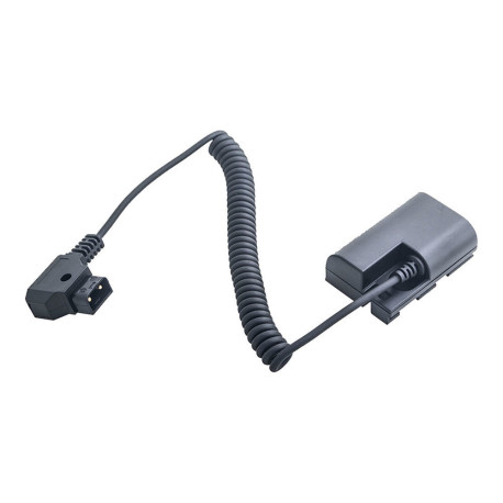 Canon LP-E6 Full Decoding Dummy Battery + D-TAP B Type Port (spring cable) Caruba