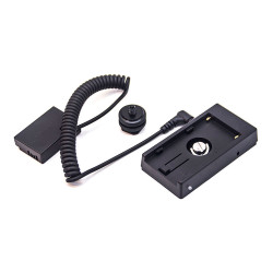 Canon LP-E17 (DR-E18) Dummy Battery + F970 Battery Sleeve (spring cable) Caruba