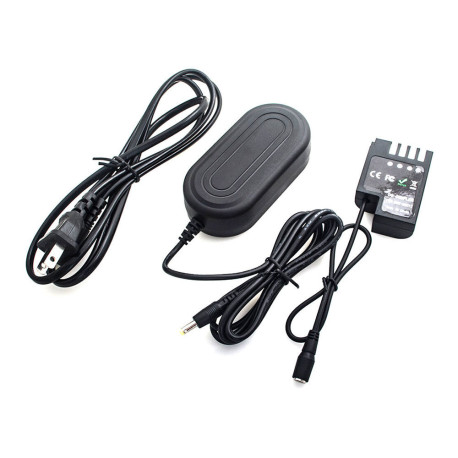 Panasonic DMW-DCC12 Full Decoding Dummy Battery + DMW-AC8 Power Adapter (US / European / UK standard) Caruba