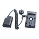 Panasonic DMW-DCC12 Full Decoding Dummy Battery + F970 Battery Sleeve (spring cable) Caruba