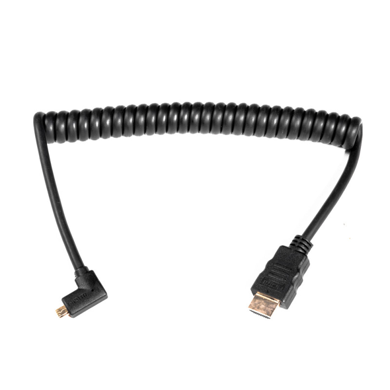 HDMI-MicroHDMI Spring Wire Angled Caruba HDMI-MicroHDMI Spring Wire Angled Caruba