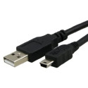 USB 2.0 | A mâle - Mini mâle 5 broches | 2 mètres Caruba