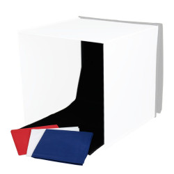 Ensemble de Fond Studio Photo Portable Caruba 60x60x60cm Caruba