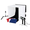 Studio Photo Portable 60x60x60cm avec Lampes LED Caruba