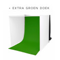 Studio Photo Portable 60x60x60cm avec Lampes LED Caruba