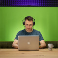 Rollup Greenscreen 155x205cm Caruba