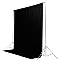Fond Tissu Noir 2x3m Caruba