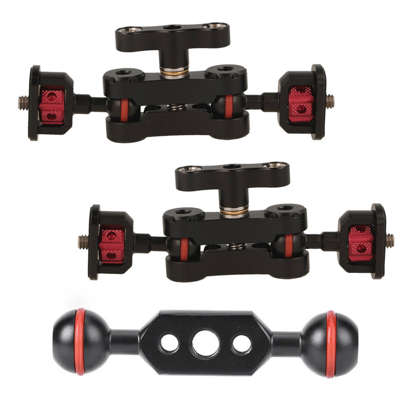 Double Magic Arm Pro avec coupleur Caruba Double Magic Arm Pro avec coupleur Caruba