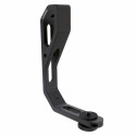 Gimbal L bracket with 3 hot shoe mount+1/4 Screw Caruba