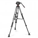 MVK504XTWINMA Rotule Video Fluide Trepied double extension Manfrotto