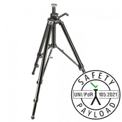 Trépied pro avec colonne à crémaillère Manfrotto